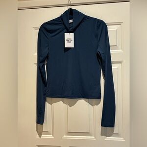 Princess Polly Navy Long Sleeve Lower impact top